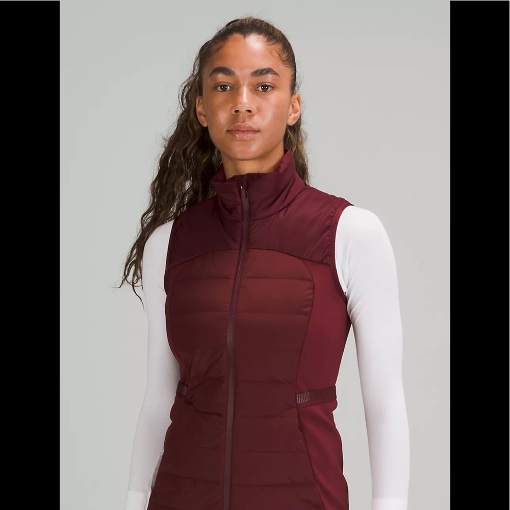 EUC LULULEMON DOWN FOR IT ALL VEST WORN TWICE